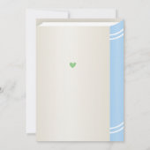 Onederful Boy First 1stバースデーストーリーブックブック 招待状 (裏面)