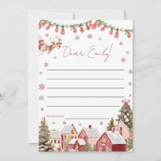 ONEderful Christmas Time Capsule Card 招待状 (正面)