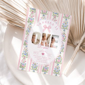 Onederful Love Shack 1st Birthday Photo collage 招待状