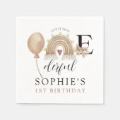 ONEderful Rainbow Girl's誕生日 スタンダードカクテルナプキン (正面)