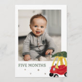 Onederful Time Of The Year誕生日写真カード (正面)