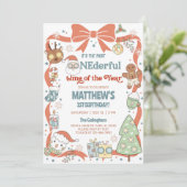 ONEderful time of the year Christmas 1st birthday. 招待状 (スタンド正面)