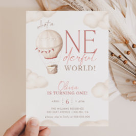 ONEderful World 1st誕生日招待状 招待状