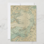 ONEderful World Adventure Map Boys 1st誕生日 招待状 (裏面)