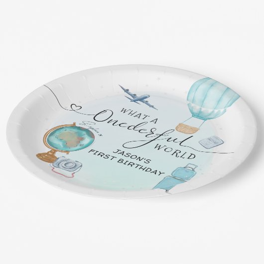 ONEderful World Boys第1回生誕祭パーティー ペーパープレート (アングル)