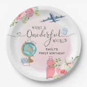 ONEderful World Girls第1回誕生日パーティー ペーパープレート (正面)