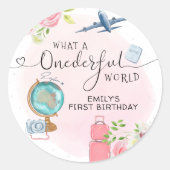 ONEderful World Girls第1回誕生日パーティー ラウンドシール (正面)