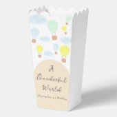 Onederful World Hot Air Balloon 1st Birthday フェイバーボックス (正面)