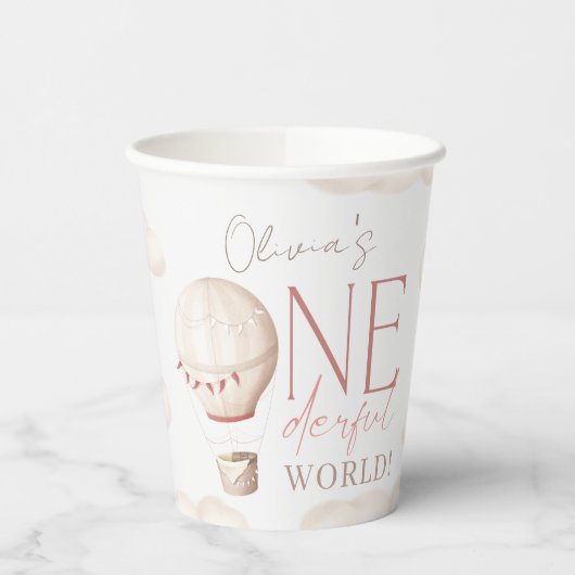 ONEderful World Theme Party Cups 紙コップ (左)