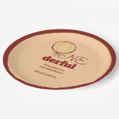 Onederful YAK Hot Air Balloon 1st Birthday ペーパープレート (アングル)