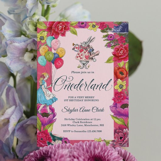 OnederlandのヴィンテージAliceに遅れを取るな 招待状