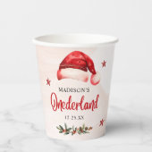 Onederland Santa Hat 1st誕生日 紙コップ (正面)