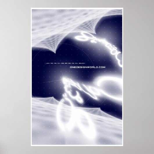 ONEDESIGN_lookポスター ポスター (正面)