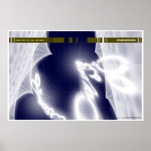 ONEDESIGN_shine ポスター (正面)