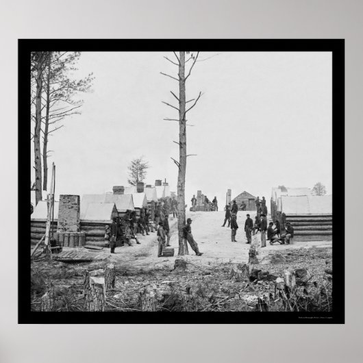 Oneida, NY 1865の独立騎兵会社 ポスター (正面)