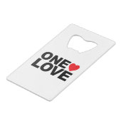 OneLoveロゴ クレジットカード栓抜き (裏面アングル)