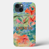 Oneness BalsamとLobeliaの花 Case-Mate iPhoneケース (裏面)