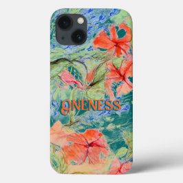 Oneness BalsamとLobeliaの花 iPhone 13ケース