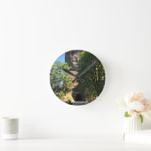 Oneonta Gorge Tunnel OR ラウンド壁時計 (ホーム)