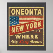 Oneonta Ny Its Where My Story Begins _1 ポスター (正面)