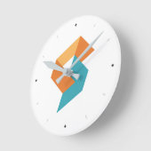 OneSpaceの時計 ラウンド壁時計 (傾斜)