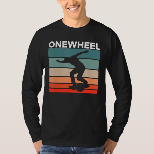 Onewheelヴィンテージレトロ Tシャツ (正面)