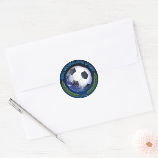 OneWorldボタン ラウンドシール (封筒)