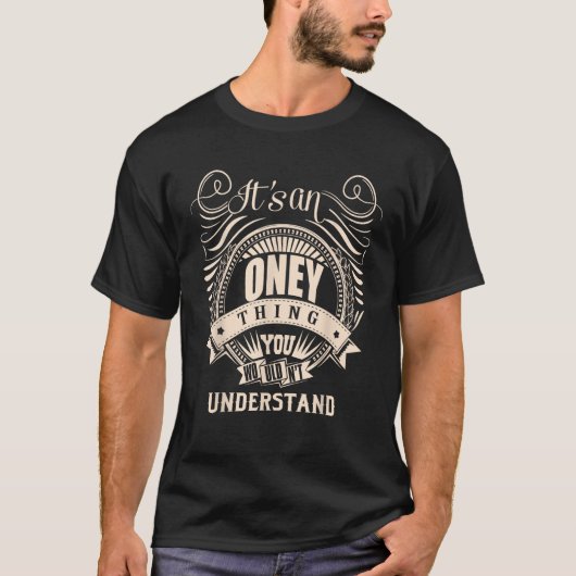 ONEY THING GIFT Tシャツ (正面)