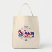 Ongoing Tote Bag Reusable Shopping & Coffee Tote トートバッグ (正面)