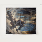 Oni Demon in the Gothic Cathedral タペストリー (正面(横))