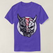 Oni Demon Japanese Devil 898 Tシャツ (デザイン正面)