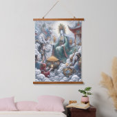 Oni Dreams 吊り下げ型タペストリー (寝室)