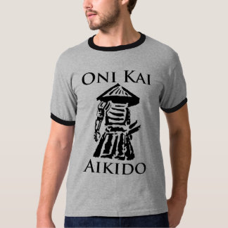 Oni Kaiの合気道のヴィンテージのデザイン Tシャツ