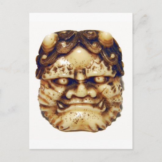 Oni Netsuke ポストカード (正面)