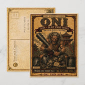 Oni, Vintage Circus Monster ポストカード (正面/裏面)