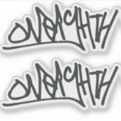 ONIGHTHグラフィティロゴオリジナル シール (正面)