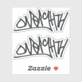 ONIGHTHグラフィティロゴオリジナル シール (シート)