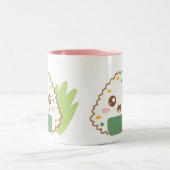 Onigiriのかわいいマグ ツートーンマグカップ (中央)