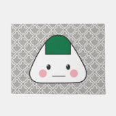 Onigiriのomusubiの日本のな米球の海藻nori ドアマット (正面)