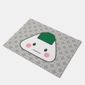 Onigiriのomusubiの日本のな米球の海藻nori ドアマット (アングル)