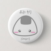 Onigiri 缶バッジ (正面)