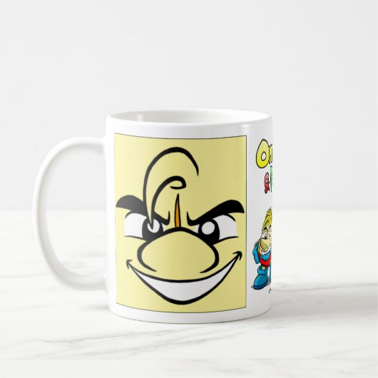 Onion & Pea eyes mug. コーヒーマグカップ (左)