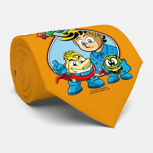 Onion & Pea Orange Tie. ネクタイ (ロール)