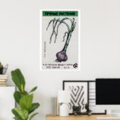 Onion Plant - Matchbox Print - Aesthetic Wall Art ポスター (ホームオフィス)