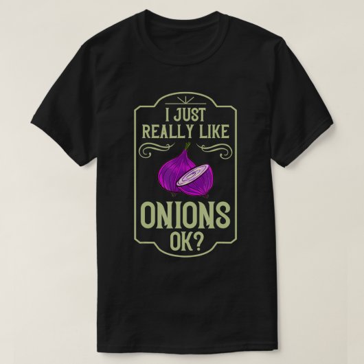 Onion Red Pickled Onions Tシャツ (デザイン正面)