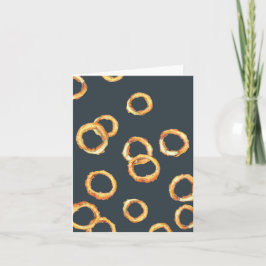 Onion rings Greeting Card カード