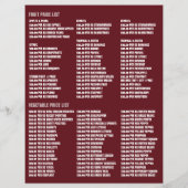 Onions & Garlic, Greengrocers Advertising チラシ (裏面)