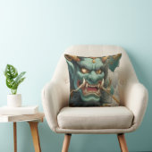 Oni's Wrath Throw Pillow クッション (椅子)