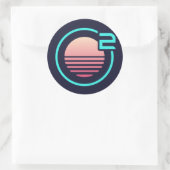 Onivim 2 – ラウンドロゴシール ラウンドシール (バッグ)