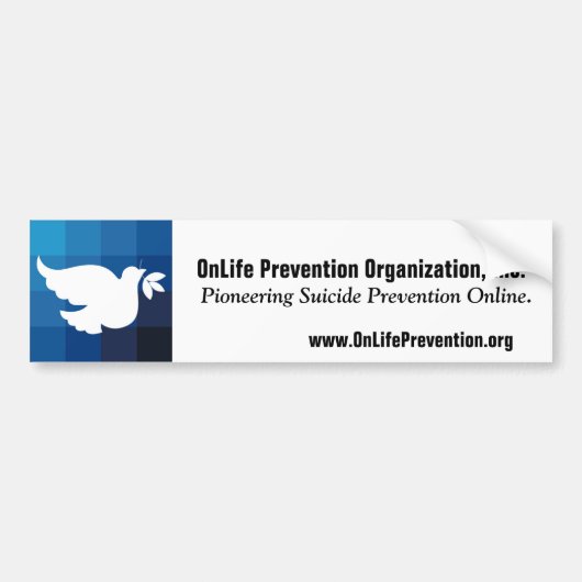 OnLifeのバンパーステッカー バンパーステッカー (正面)